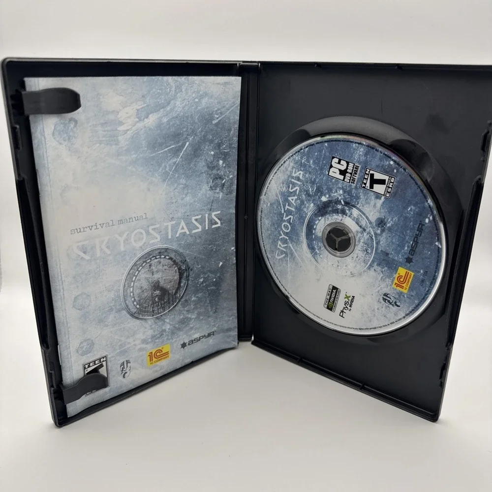 Cryostasis PC DVD ROM Software Video Game 1C Company Aspy r With Manual